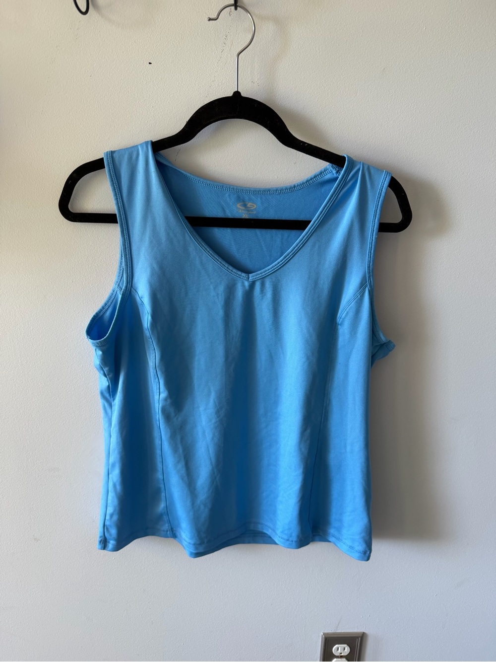Champion Light Blue V-Neck Tank Top